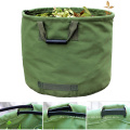 Wholesale heavy duty durable outdoor oxford cloth canvas garden waste bag garden waste lawn leaf bag